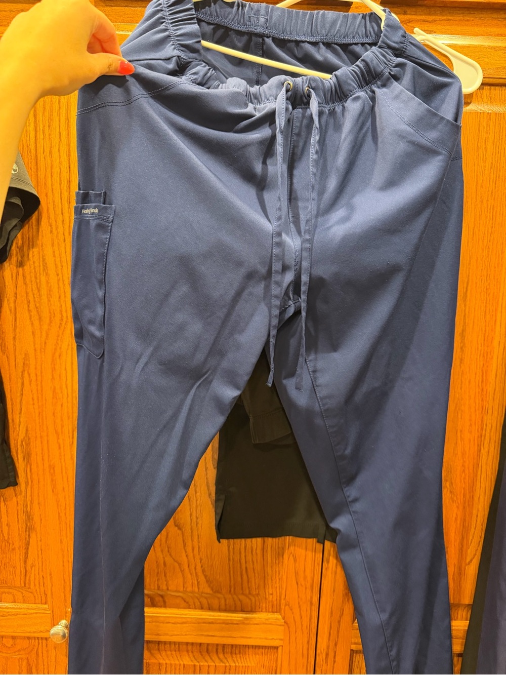 Women’s Navy Drawstring Casual Pants